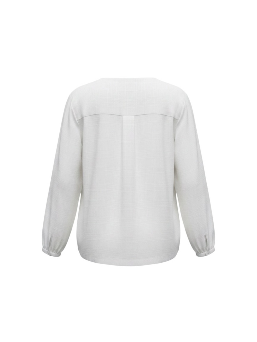Summer White Long Sleeve Pleat-Back Blouse
Size Small - Picture 5 of 6